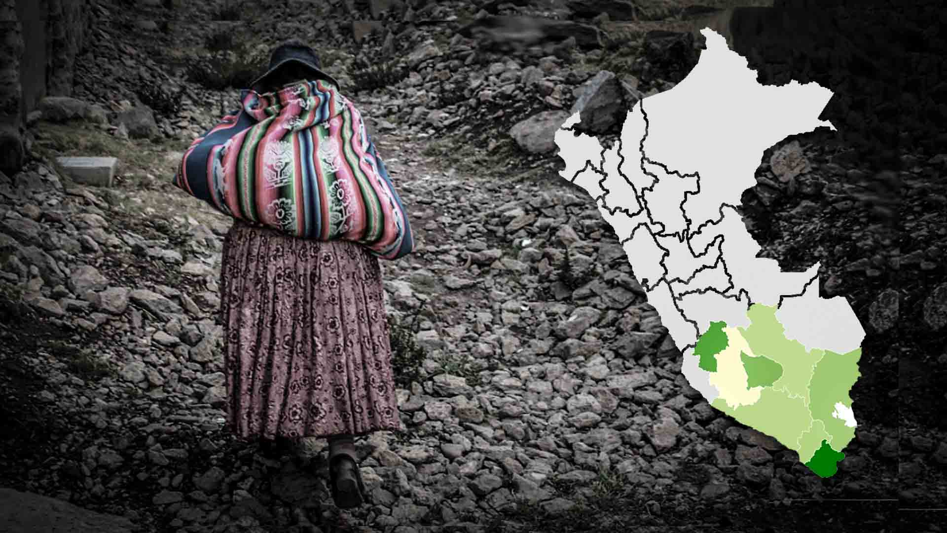 INEI reporta incremento de la pobreza monetaria en siete regiones del sur