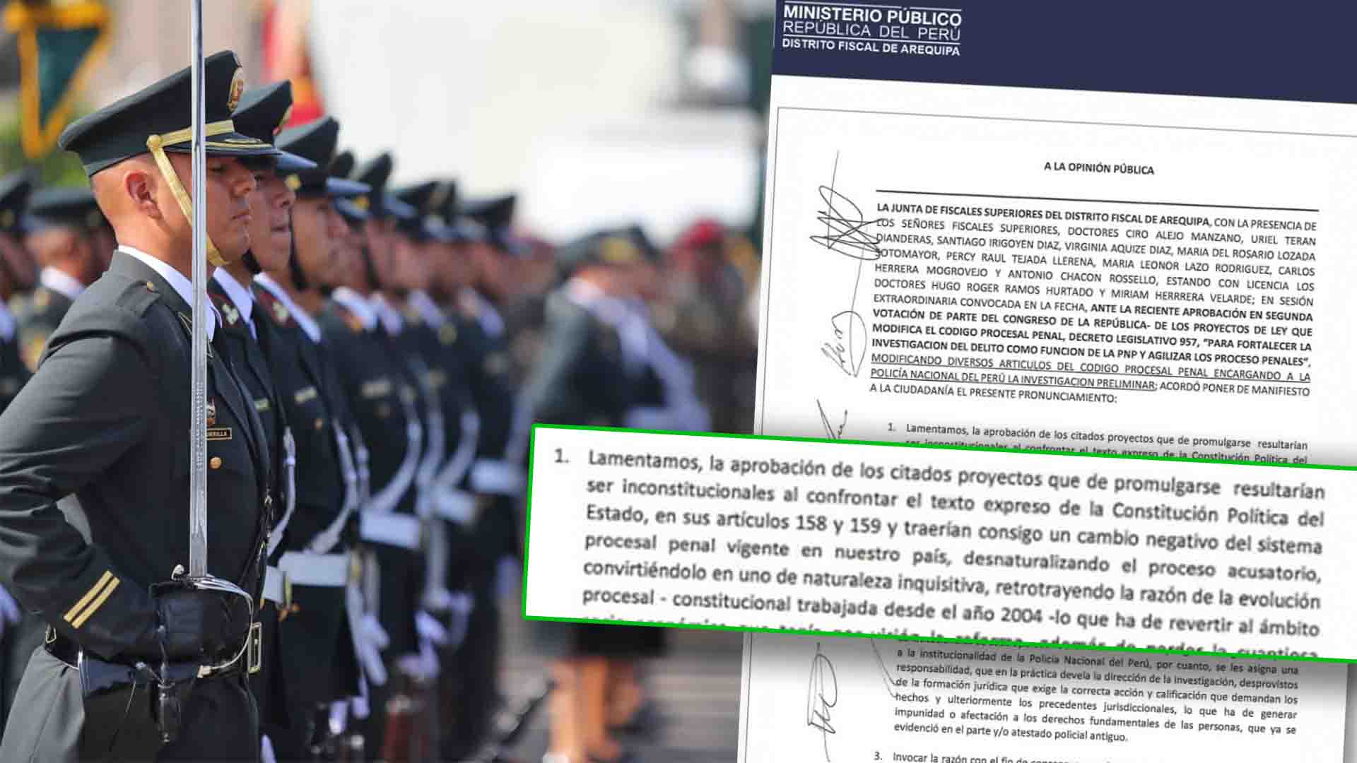 Juntas de fiscales del sur rechazan traslado de funciones de investigación a la Policía