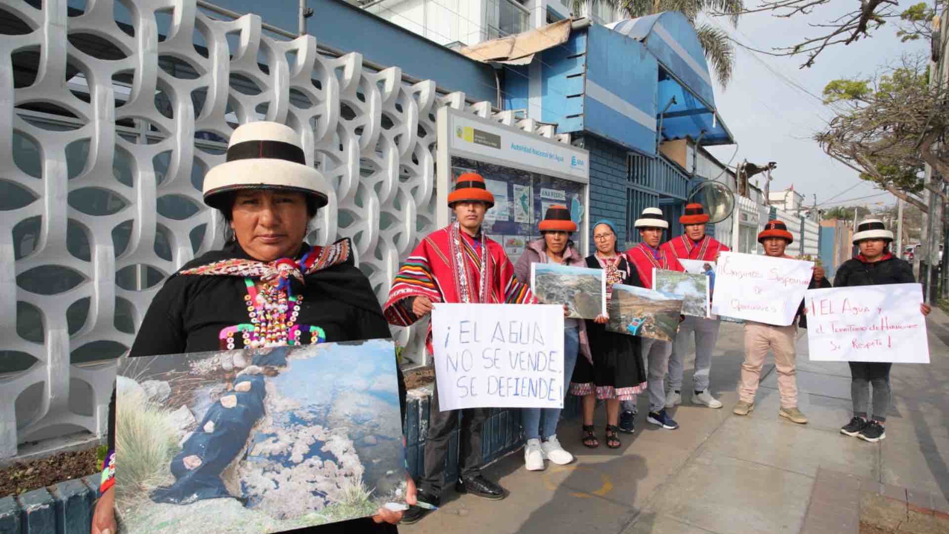 Comuneros de Huancuire denuncian daño ambiental en manantial a causa de Las Bambas