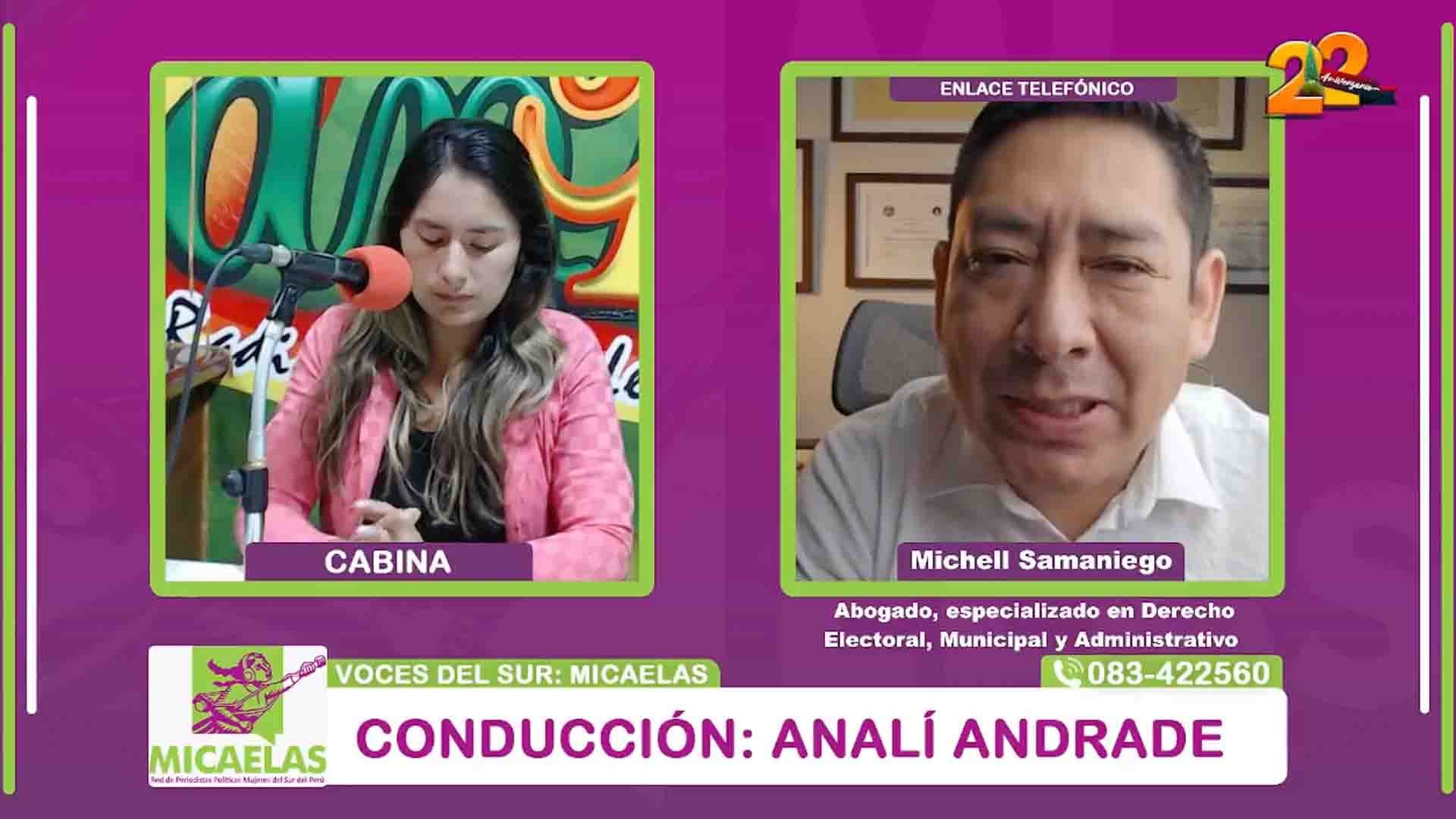 Mishell Samaniego: Cambio que se pretende hacer debilitaría al JNE