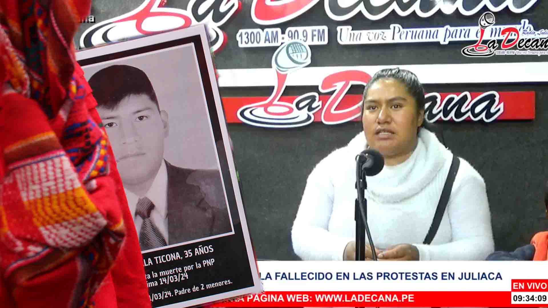 Mariela Cayo: Mi esposo Manuel Quilla solo exigía justicia, pero fue brutalmente atacado