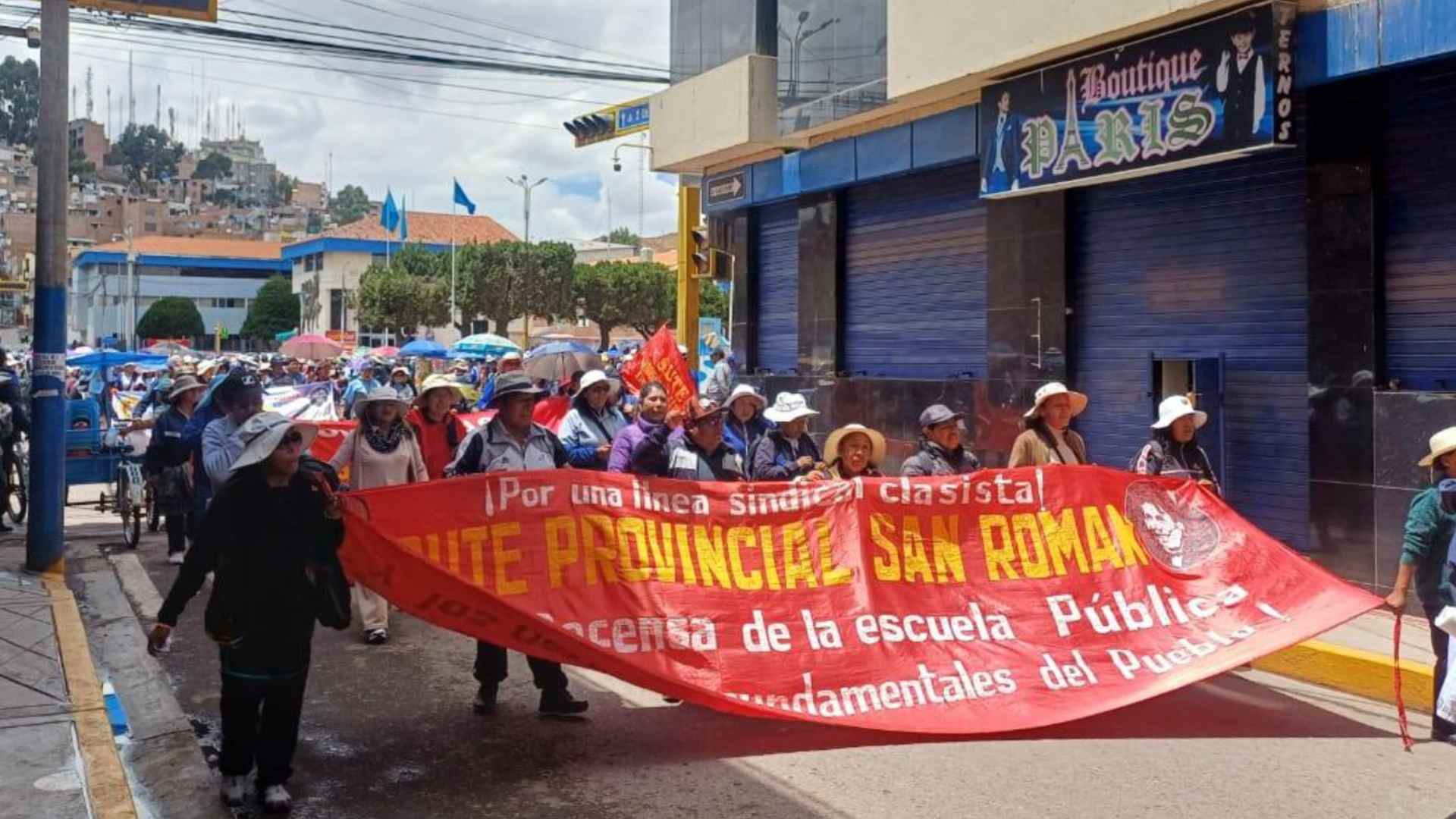 Puno: docentes del SUTEP paralizan este 28 de agosto contra el gobierno de Dina Boluarte