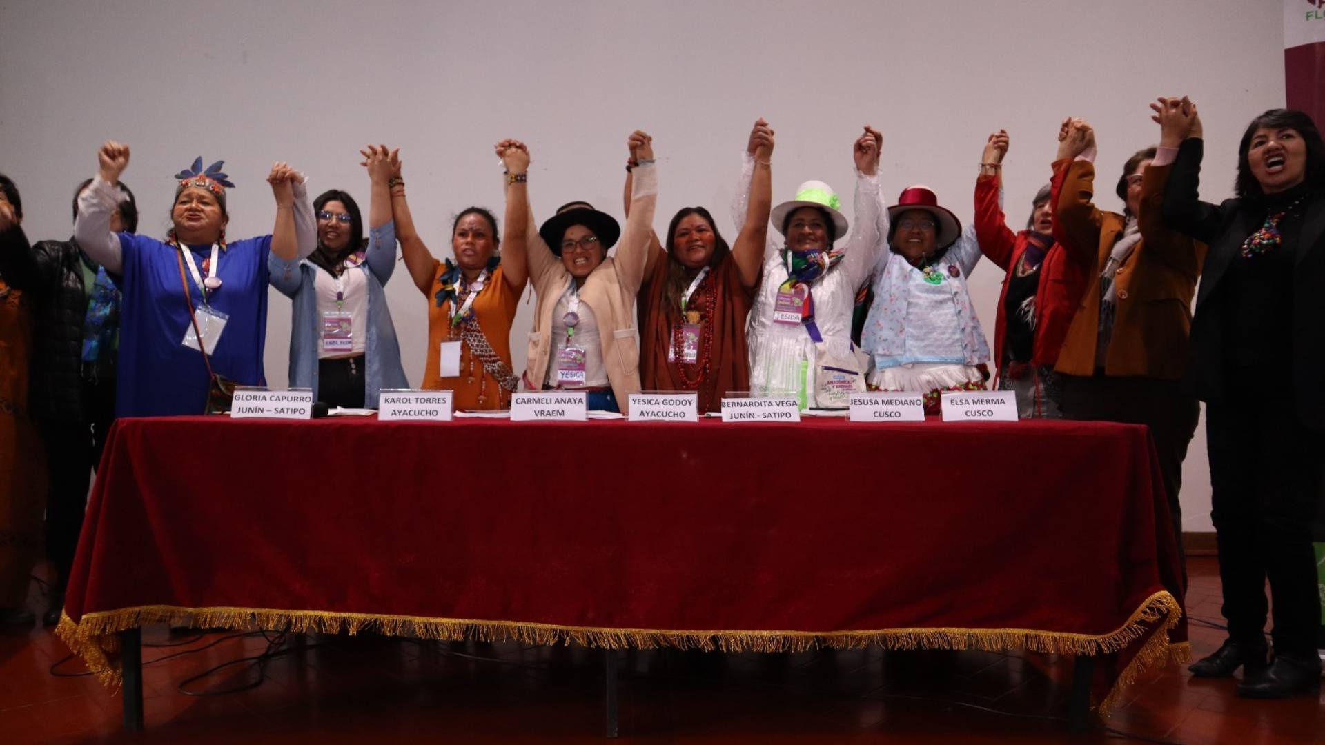 Mujeres andinas y amazónicas hacen un llamado urgente a proteger la vida y sus territorios