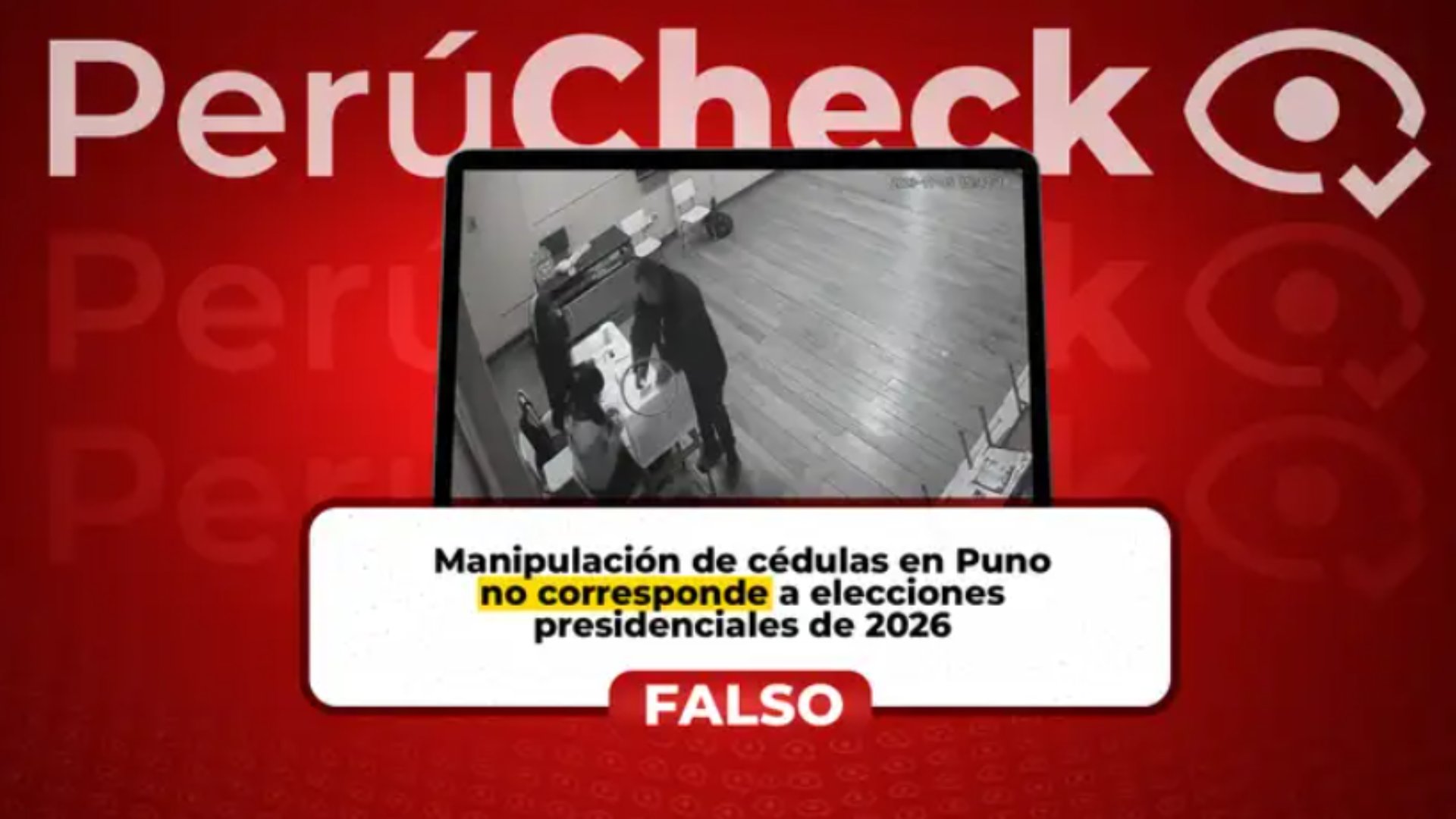 Es falso que video de ‘anforazo’ en Puno pruebe ‘fraude’ en las Elecciones Generales 2026
