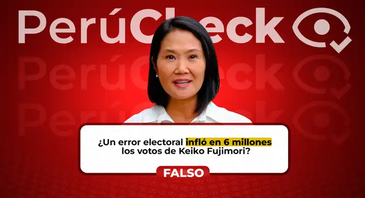 Es falso que los JEE hayan rectificado 6 millones de votos