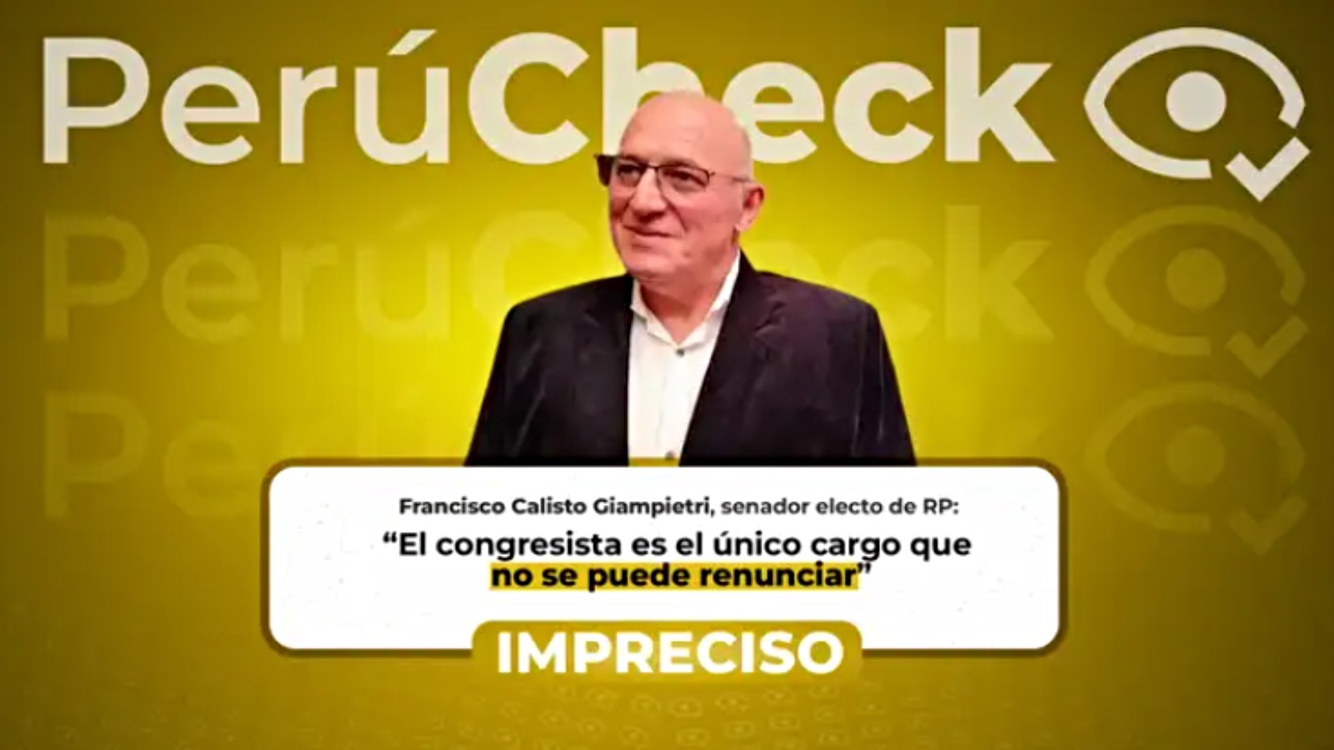 ¿Los congresistas son las únicas autoridades que no pueden renunciar?