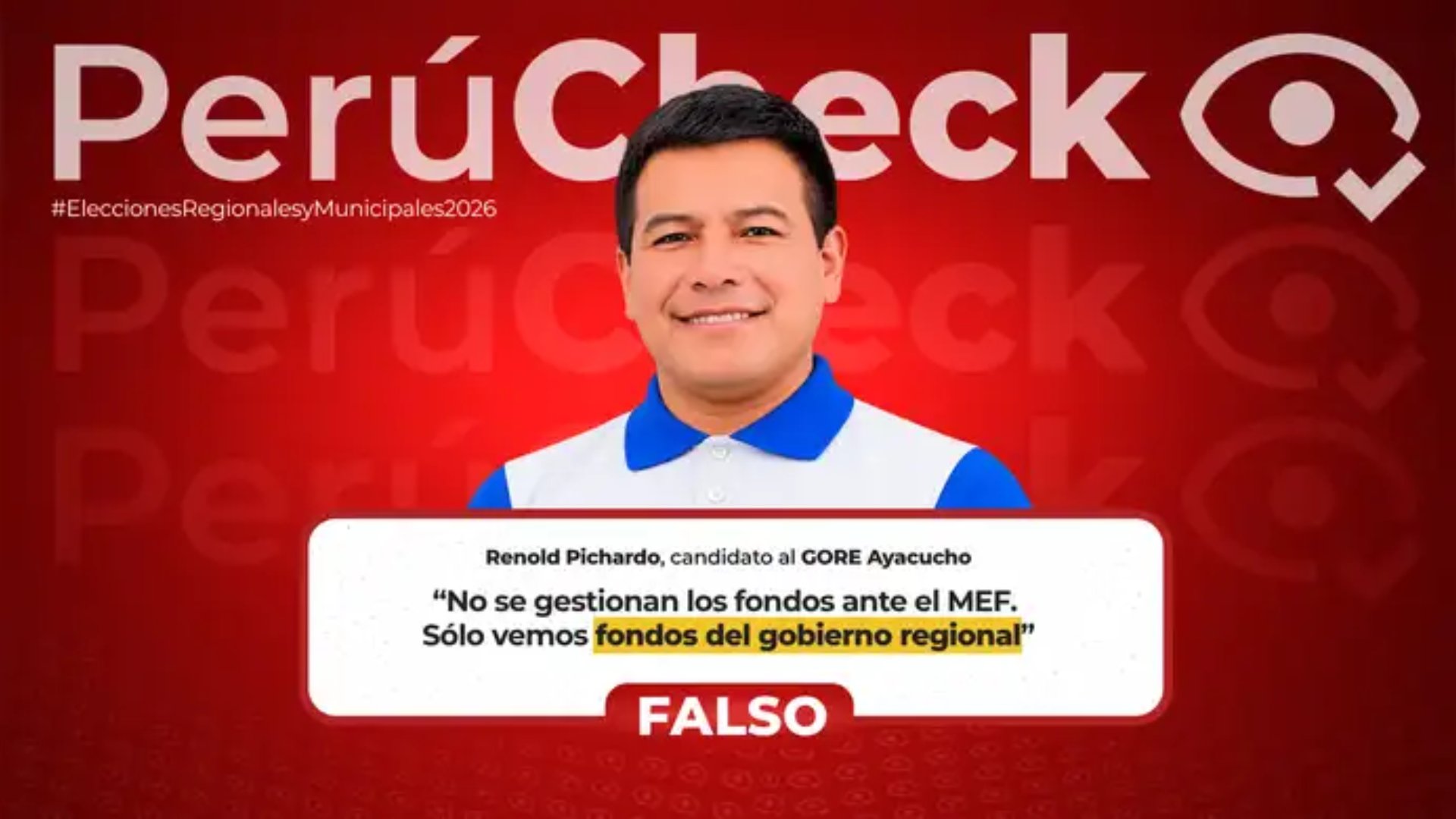 Es falso que la actual gobernación de Ayacucho no haya gestionado fondos adicionales al de su presupuesto
