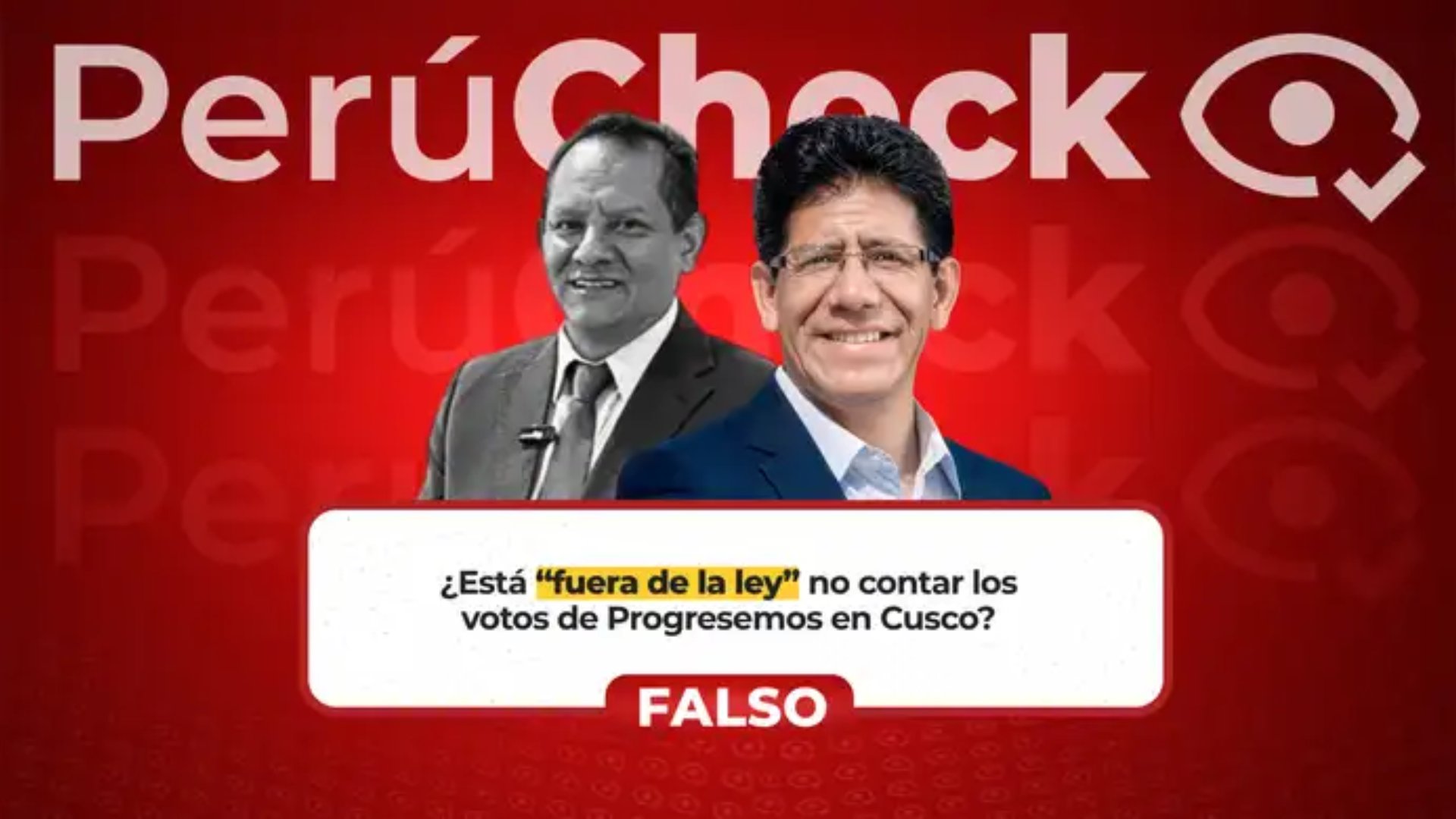 ¿Segunda vuelta en Cusco? Es falso que esté “fuera de la ley” que no se cuenten los votos del partido Progresemos
